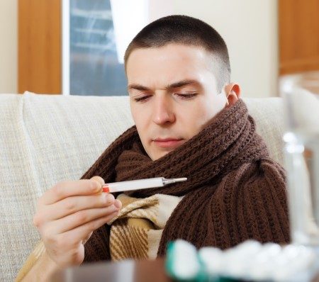 الجهاز التنفسي ، الانفلونزا ، درجة الحرارة ، التهابات الجيوب الأنفية
