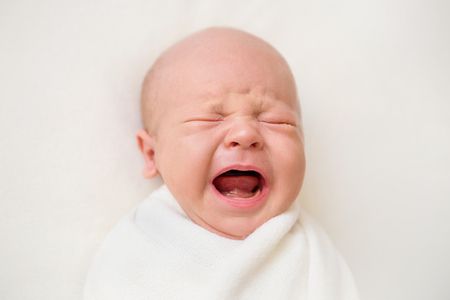 صورة , طفل , حديثي الولادة , المغص , بكاء الطفل