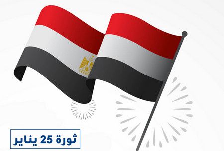 مقتطفات , ثورة 25 يناير , علم مصر